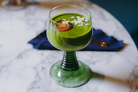 Avocado gazpacho