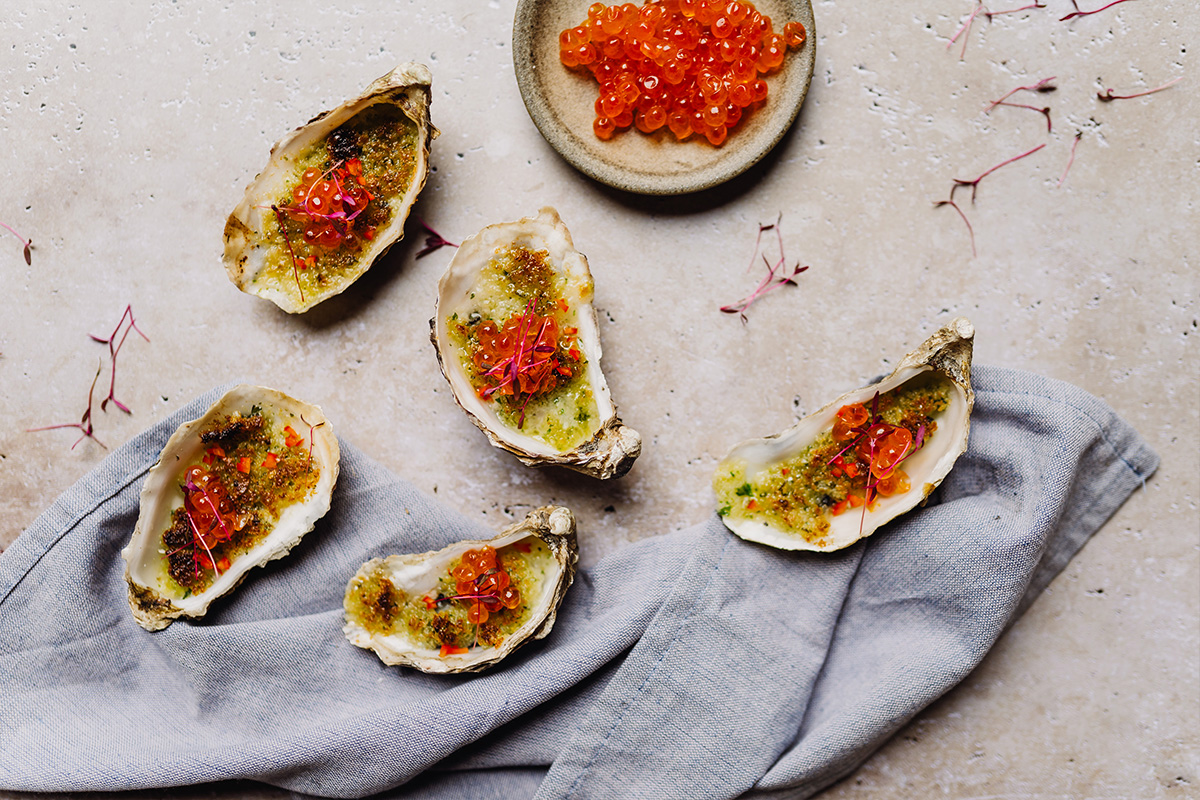 oesters gegratineerd